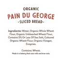 16oz Demi Sliced Pain Du George