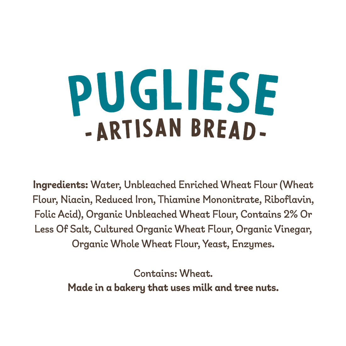 16oz Unsliced Pugliese 1/4